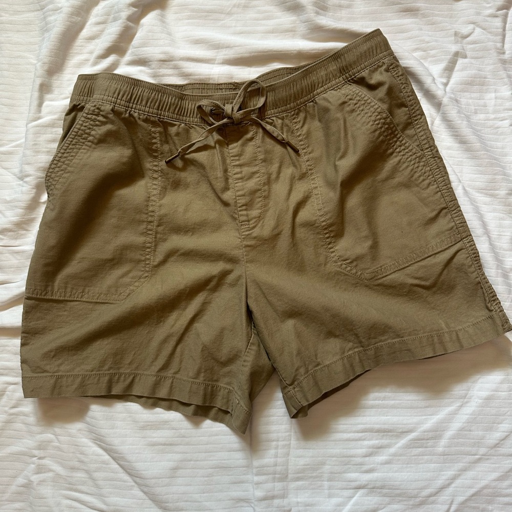 Casual Tan Drawstring Tahari Shorts